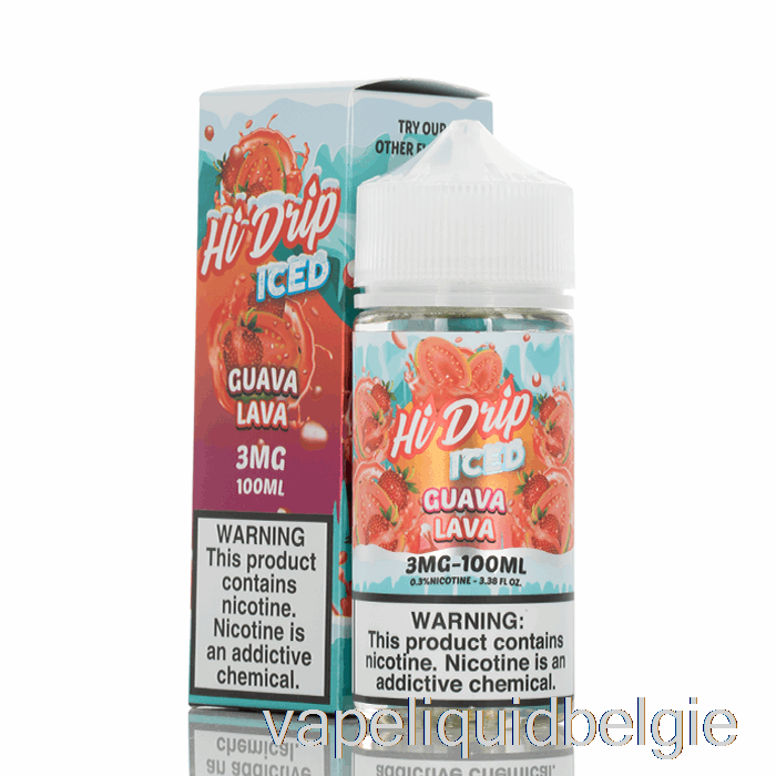 Vape-vloeistof Ijskoude Guave Lava - Hi-drip E-liquids - 100 Ml 0 Mg